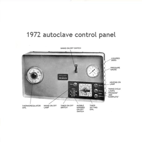 1972 autoclave control panel diagram