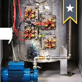 Autoclave vessel and pump