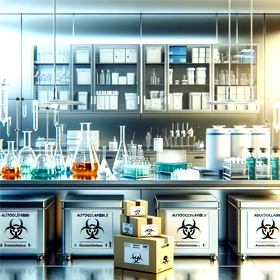 A room containing types of autoclavable materials