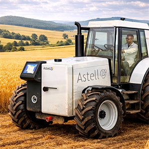 A tractor made out of an Astell autoclave