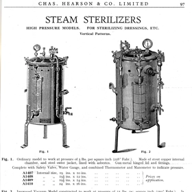 1930's autoclave illustrative advert