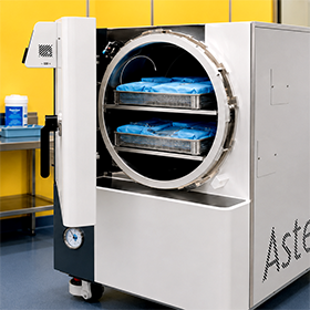 Autoclave com carga seca