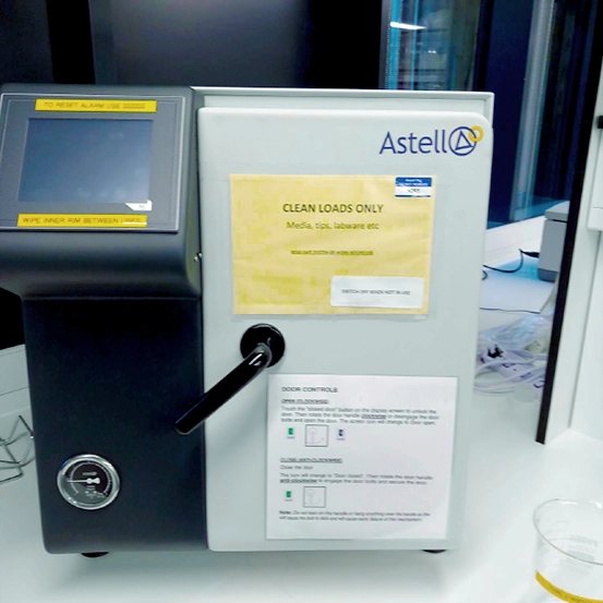 The Astell AMB benchtop used by the RHS at Hilltop