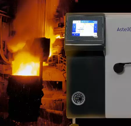 Autoclave in front of manufacturing scene