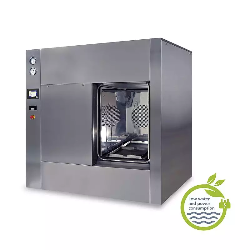 SQUARE MAX autoclave (fitted with optional stainless steel panels)