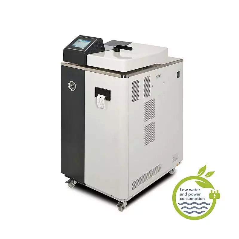 Compact toploading autoclave