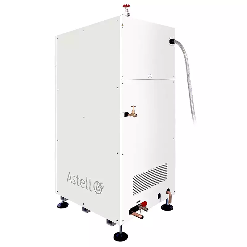 Back/right view: 72kW steam generator