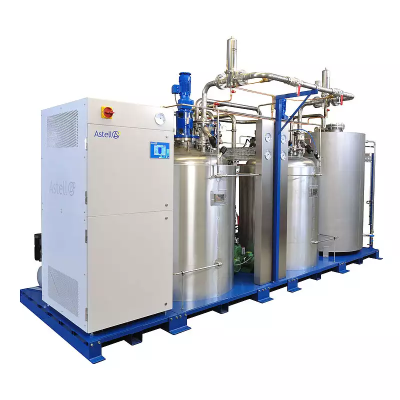 2000 LITRE BATCH EFFLUENT DECONTAMINATION SYSTEM