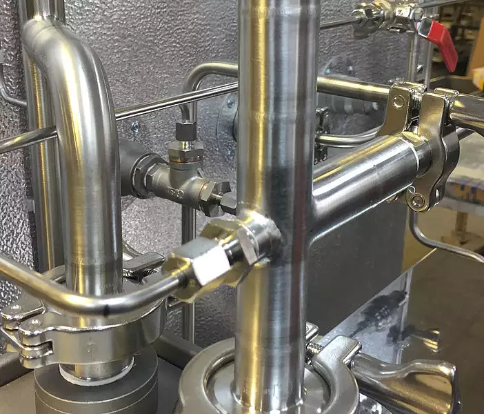 STAINLESS STEEL AUTOCLAVE PIPEWORK