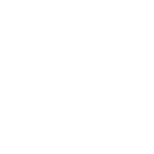 A hand icon in blue, on a white circle.