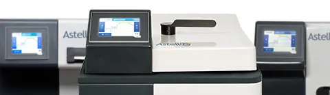 The Astell control computer interface on a series of autoclaves