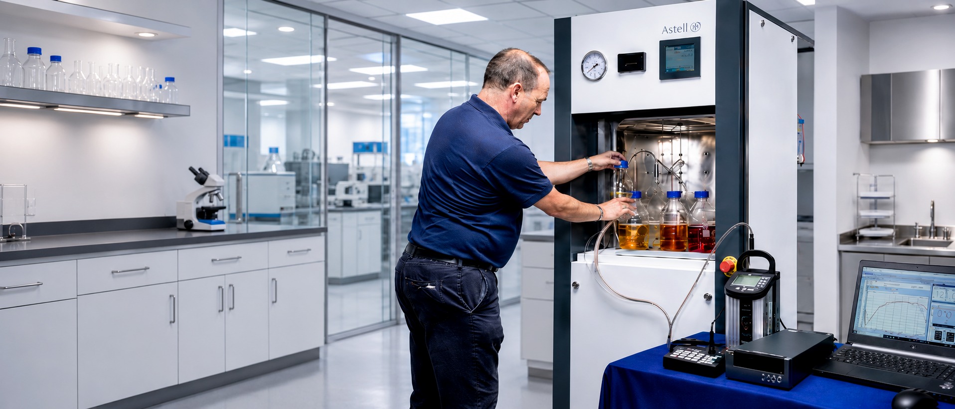 Autoclave validation being performed