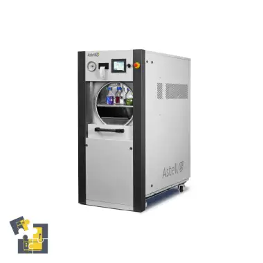 Autoclave de cámara circular con puerta corrediza de 120 a 344 litros